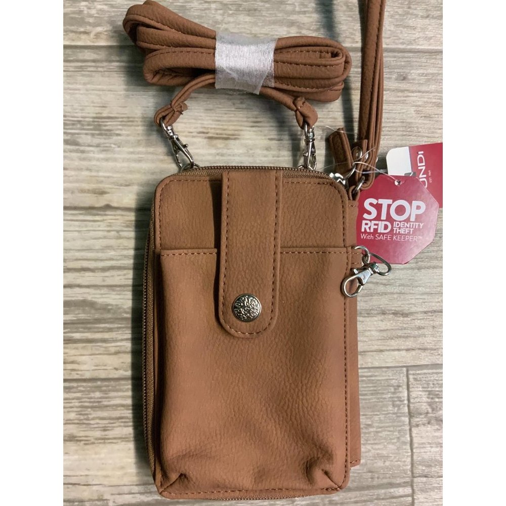 MUNDI Safe Keeper Antitheft Wallet Crossbody Purse